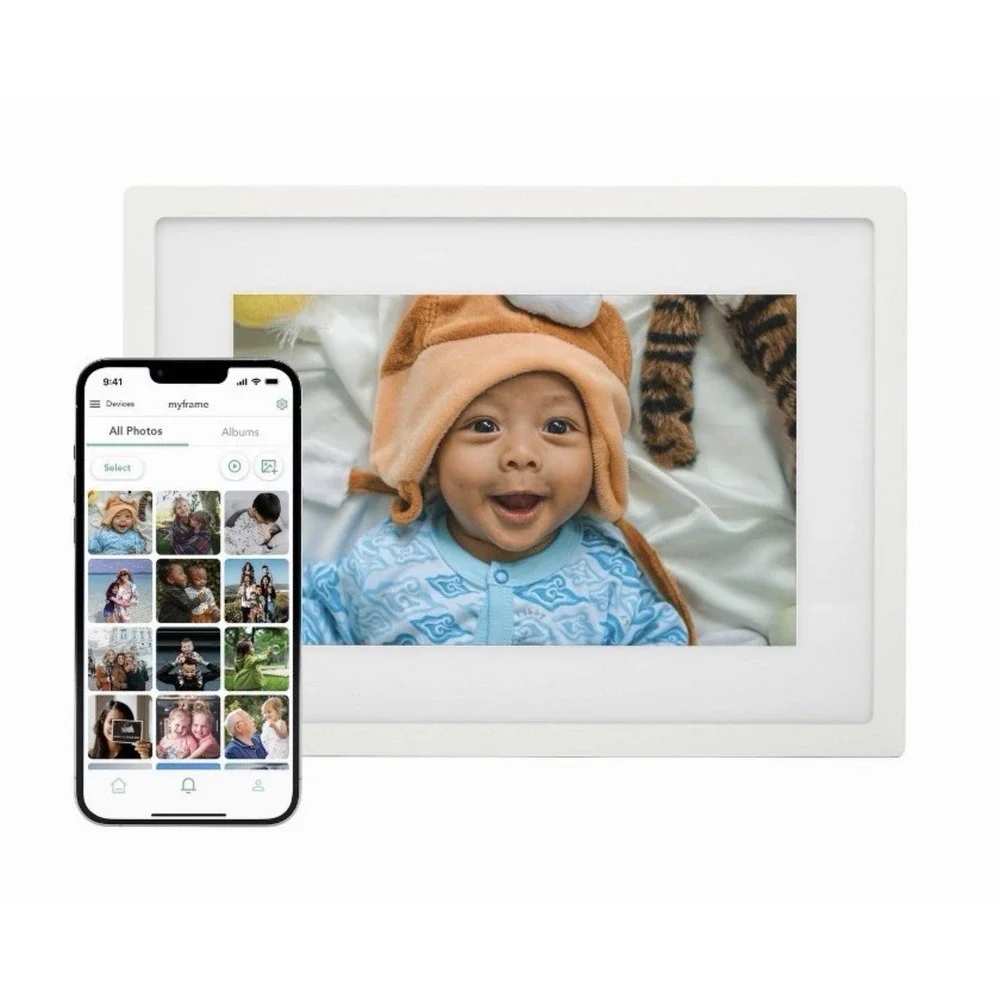 Skylight Frame WHITE 10 inch Wi-Fi Digital‎ Picture Frame NEW FACTORY SEALED
